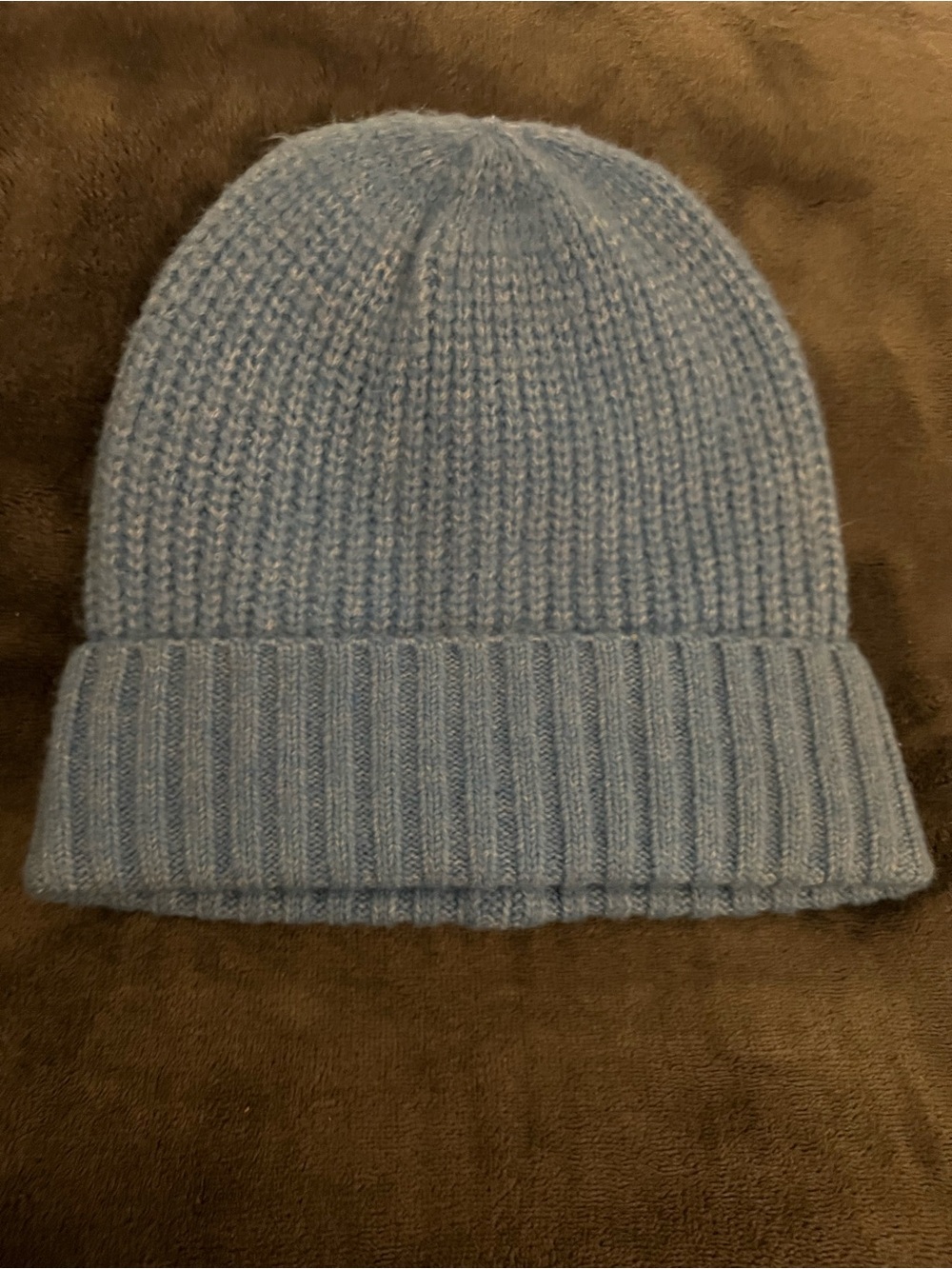 Free People Sky Blue Ribbed Knit Beanie Super Soft, New with Tag. MSRP $28.00.